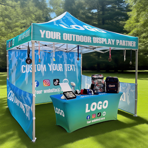 Carpa Plegable de Aluminio Personalizada para Publicidad y Promoción, Gazebo para Eventos, Ferias Comerciales, Carpa de 10x10 - Product Image 1