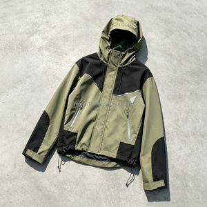 Veste coupe-vent personnalisée pour fabricants de vêtements, vêtements décontractés d'extérieur, veste coupe-vent imperméable et résistante au vent en nylon pour hommes - Product Image 1