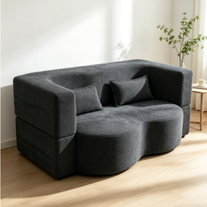 Sofá <span class=keywords><strong>Cama</strong></span> Modular Ahorrador de Espacio, Plegable, con Almohadilla de Espuma Viscoelástica, Apto para Espacios Pequeños, Sofá Combinable Convertible - Product Image 1