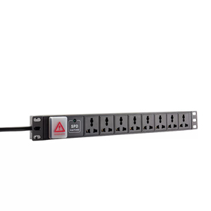 ราคาขายส่ง ผลิตภัณฑ์เครือข่ายขนาด 19 นิ้ว 13A 250V PDU ชุดจ่ายไฟแบบ UK สำหรับตู้แร็คพร้อมจอ LCD สำหรับศูนย์ข้อมูล - Product Image 3