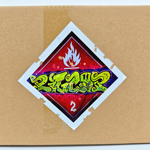 Personalizado Troquelado Logo Impreso Vinilo Destructible Papel frágil Cáscara de huevo Pegatinas Etiqueta Papel Graffiti Pintura Uso Cáscara de huevo Pegatinas - Product Image 5