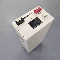 Stock UE Grade A 16 kWh 51,2 V 48 V Boîtier de batterie vertical Cornex 314 Ah Disjoncteur MCCB 200 A BMS JK V19 Protection incendie 200 A 8000 cycles