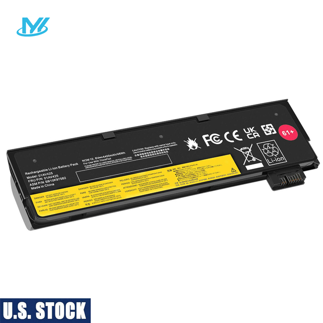 USA in Stock MYiYAE Rechargeable 01AV425 61+ for Lenovo ThinkPad T470 T570 T480 T580 A475 P51S P52S TP25 Series