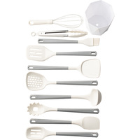 Ensemble d'ustensiles de cuisine en silicone antiadhésif de 11 pièces spatule résistante aux hautes températures casserole spéciale pour la cuisson ensemble d'outils de cuisson de cuisine