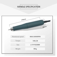 OEM 200W Bürstenloser 50000 U/min Starker 10N.CM Elektrischer Schmuck Metall Dental Labor Acrylharz Zahnprothesen Poliermaschine