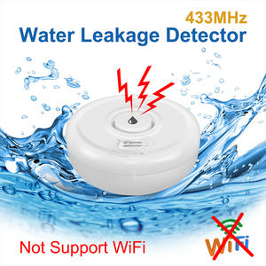 Détecteur de fuite d'eau sans fil ER-W-SQ-01 433 MHz, alarme sonore, capteur de détection d'inondation, système d'alarme de débordement d'eau Y14 - Product Image 2