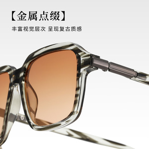 Wanda <b>Square</b> <b>Sunglasses</b> UV400 PC Frame Unisex Street Style - Product Image 3