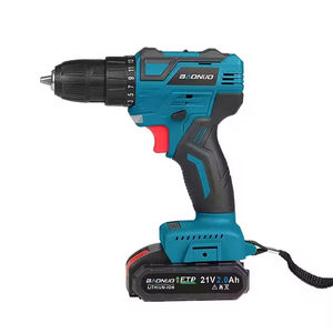 مثقاب لاسلكي عالي الجودة 21 فولت قابل للاستبدال بدورة في الدقيقة بطارية مثقاب كهربائي بدون فرش بسرعة قابلة للتعديل - Product Image 1