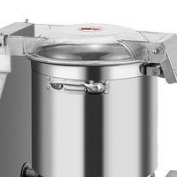 LINKRICH Nieuwe Commerciële Batch Bowl Voedselverwerker Motor 220V 18L Capaciteit Vlees Groente Snijmachine Noten Fruit Verwerking