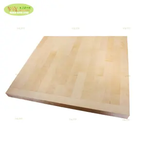 Tablero de madera maciza de arce duro para mesa, encimeras de comedor personalizadas de alta calidad para restaurante y Hotel