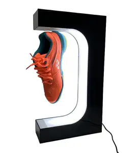 NEU rotierende magnetisch schwebende Levitation schwimmende Top Pop Schuhe Sneaker Display Racks