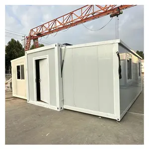 Pre-made Portable Building 20ft 40ft Expandable Homes Prefab Expandable Container House Home OfficeSolar Powered Small Houses