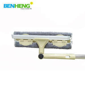 Balai à vitres télescopique à long manche, outil de nettoyage des vitres, nettoyeur de vitres multifonctionnel pour le nettoyage de la maison avec des clips - Product Image 4