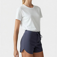 Shorts de bain pour femmes, style vintage, imprimé sur toile, imperméable, séchage rapide, taille élastique, 100% polyester, shorts de sport, maillots de bain d'été