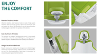 Fauteuil dentaire avec système de désinfection automatique, 9 positions mémoire, éclairage LED, équipement de traitement clinique
