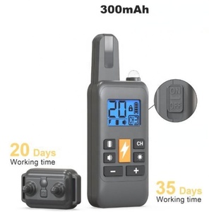 USMILEPET Dog Training Shock elettrico vibrazione impermeabile collare per animali domestici 800m telecomando Anti abbaiare ferma imbonitore per treno per cani - Product Image 4