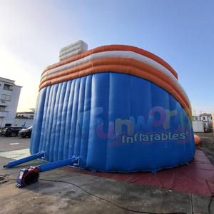 Commercial grade mobile giant <b>inflatable</b> water park with slides and splash pool parc gonflable - Product Image 2
