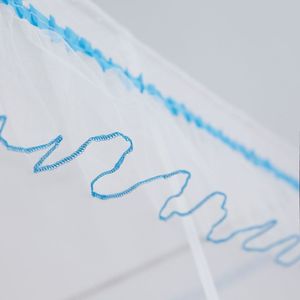 Nouvelle Installation Simple de lit Double Double couleur carré support supérieur tente fer <span class=keywords><strong>Art</strong></span> peinture carré moustiquaire peut être en gros - Product Image 4