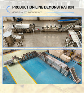 Machine de friture automatique continue Shepody pour gaufres, chips de maïs, bâtonnets creux soufflés, ligne de production de frites de manioc certifiée CE - Product Image 3