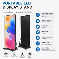 Écran LED Totem Mobile Intérieur Étanche de 75 Pouces Personnalisé avec Cloud CMS pour Publicité et Affichage Numérique