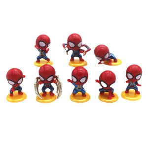 Figurines <span class=keywords><strong>de</strong></span> héros en PVC solide version Q, lot <span class=keywords><strong>de</strong></span> 8 pièces, décoration <span class=keywords><strong>de</strong></span> gâteau, mini-ornement <span class=keywords><strong>de</strong></span> paysage, jouet - Product Image 6