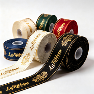 Cinta de Grosgrain Personalizada con Patrón de Escudo Europeo Retro, Rollo de Cinta de Poliéster de Lujo para Envolver Regalos al por Mayor - Product Image 5