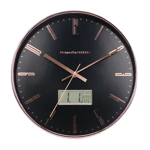 Reloj de Pared Digital LCD Moderno de Diseño de Moda Verde de <span class=keywords><strong>12</strong></span> Pulgadas con Fecha, Día y Semana, Relojes Digitales Personalizados de Fábrica al por Mayor - Product Image 6