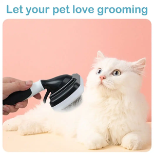 Brosse de toilettage professionnelle de haute qualité pour animaux de compagnie, outil de nettoyage et de bain pour petits animaux, durable, pour chiens et chats, en acier inoxydable et PP - Product Image 3