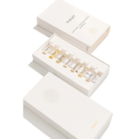 Coffrets cadeaux de flacons de parfum de luxe, design personnalisé, vert, 5 ml, kit de découverte de parfum, boîte d'emballage
