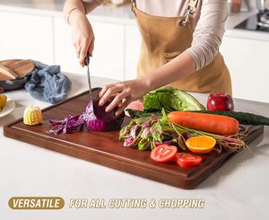 <strong>Mat</strong> Black Walnut Chopping <strong>Board</strong> Pizza Cutting <strong>Board</strong> - Product Image 5