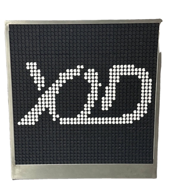 High Brightness 30mm Led Flip Dot Display Indoor Advertising Digital Signage 8x8 Dot Matrix Small Screen Module