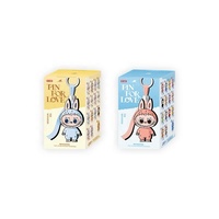 Pendentif décoratif en peluche POP MART série Heartbeat Code - 4.0, boîte mystère mini lettre, en stock officiel