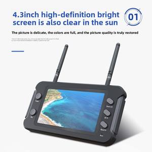 Receptor DVR Todo en Uno <span class=keywords><strong>Fys</strong></span> Overlord Screen de 4.3 Pulgadas y 5.8g, Transmisión de Video e Imagen, Control Remoto, Monitor para Modelo de Aeronave - Product Image 5