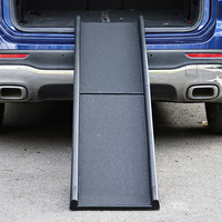 Modèle solide facile à ranger escaliers en plastique pour animaux de compagnie télescopique réglable rampe de voiture pour chien pliant pour lit et voyage