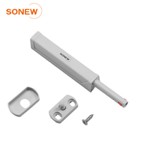 SONEW Loquet à fermeture douce à ouverture par pression, amortisseur mécanique pour tiroir, ouvre-porte de placard, loquet tactile magnétique dissimulé