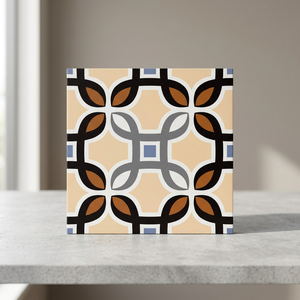 Carreaux de sol en céramique semi-porcelaine imprimés numériquement 40x40cm, style marocain, pour design intérieur - Product Image 5