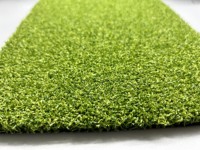 Gazon artificiel court bouclé vert S001, hauteur de poils 12 mm, largeur de rouleau 1,0 m, durable et polyvalent pour usage intérieur et extérieur