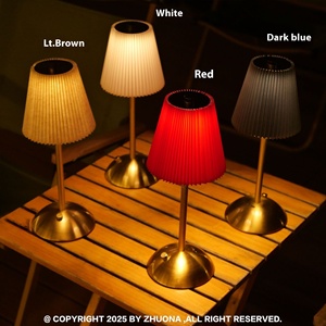 Bestseller Modern Fabric Metall Tisch lampe USB Charging LED Schreibtisch lampe für Schlafzimmer Nachttisch Restaurant Dekorieren Atmosphäre Licht - Product Image 2