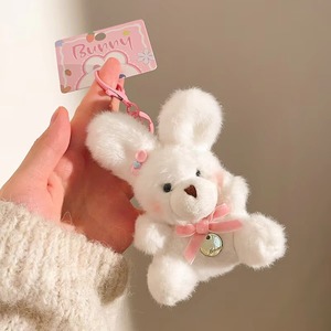 Llavero de peluche de osito sentado, juguete suave, muñeco de peluche, llaveros, ositos de peluche con lazo - Product Image 2