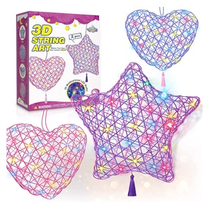 <span class=keywords><strong>3D</strong></span> String <span class=keywords><strong>Art</strong></span> Teen Girls Regalos Artesanía para niñas y niños de 8 a 12 años, DIY Lantern Arts & Craft Kits para niños - Product Image 1