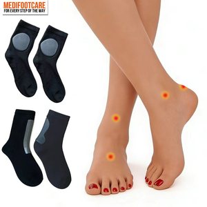 Ayak Bileği Koruyucu Jel Kılıf, Silikon Pedli Malolar Korumalı Paten Çorapları, Artistik Patinaj, Roller, Hokey, Destek Bandı, Atel için - Product Image 4