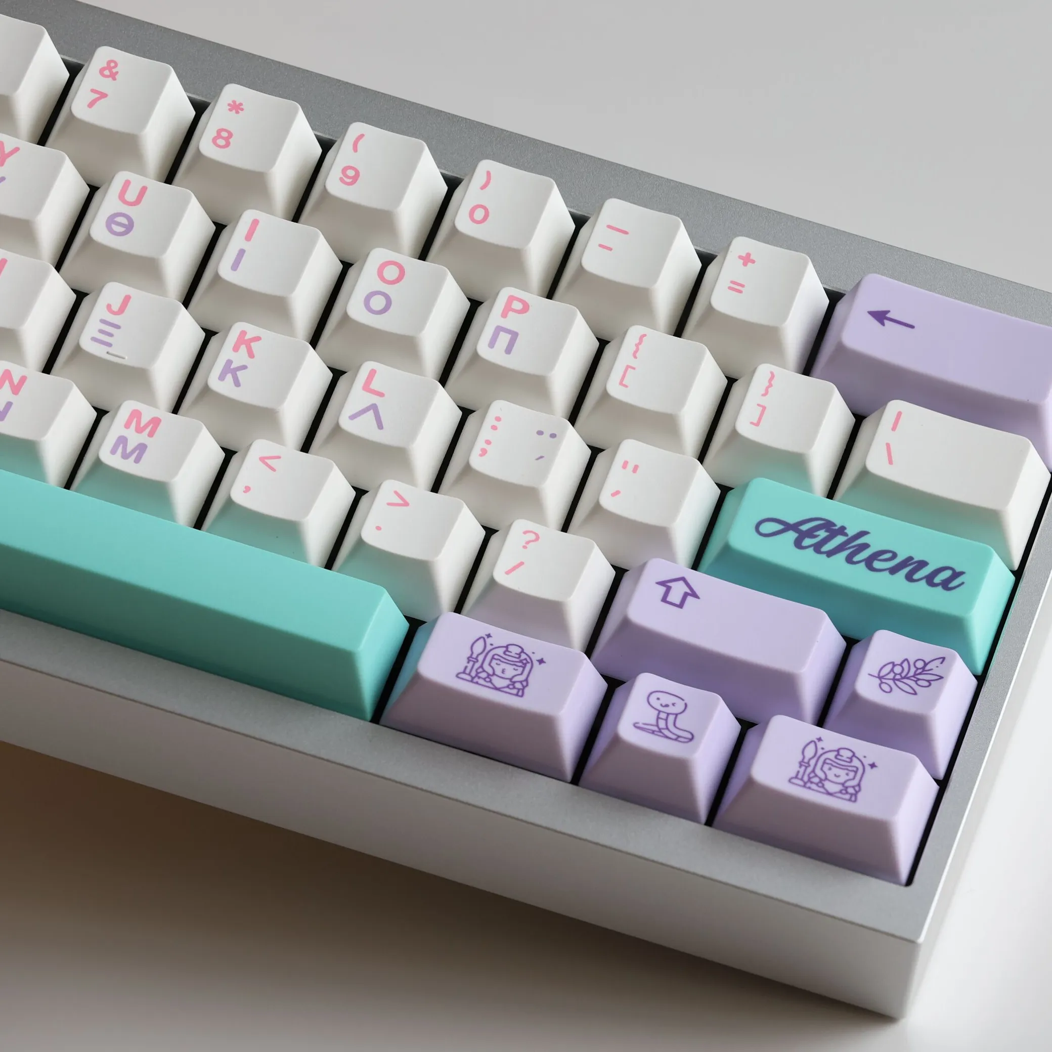 Perfil personalizado PBT Dye Sublimação teclado mecânico do jogo DIY keycap