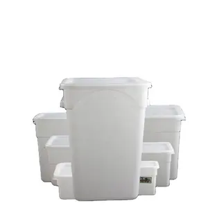 2L-22L Plastic PC PP Ingredient Bin Box Commercial Kitchen Food Storage Container Multifunction Round Food Storage Container Bin