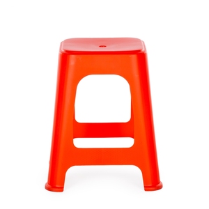 Odor-Free Thick PP Stackable Tall Square Plastic <b>Stool</b> Dining <b>Stool</b> with Reinforced Structure & Anti-Slip Foot for Home Kitchen - Product Image 2