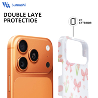 Casing HP Magnetik Sublimasi Custom Ultra Tipis Mengkilap MOQ Rendah untuk iPhone 16 15 Pro Max Samsung S25