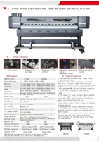 Imprimante UV hybride Funsun à passage unique rouleau-à-rouleau, traceur de bannières, machine à vinyle adhésif et flexo avec deux têtes I3200 pour la publicité
