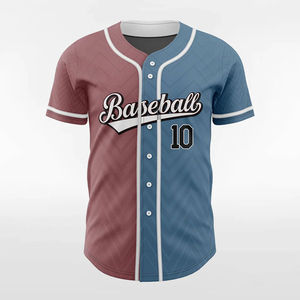 Maillot de baseball pas cher, faible MOQ, logo personnalisé imprimé, haute qualité, tissu 100% polyester, service OEM ODM - Product Image 1