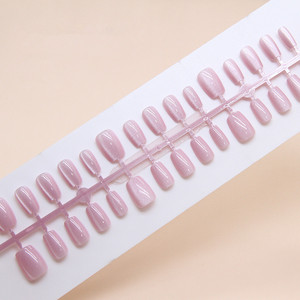 Lot de 30 faux ongles français en acrylique à presser, tailles XS, S, M, couvrance totale, avec colle pour nail art - Product Image 5