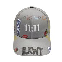 Casquette de baseball personnalisée avec impression intégrale, non structurée, 6 panneaux, broderie, design de luxe
