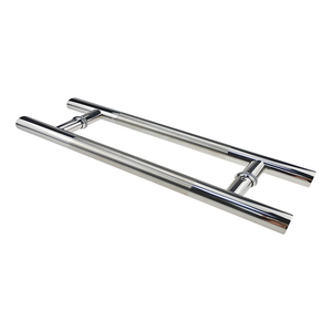 201/304 Cửa Thép Không Gỉ Xử Lý 450Mm Chiều Dài Kéo Tắm Kính Trượt Barn Cửa Kéo Xử Lý 32Mm Ống - Product Image 4